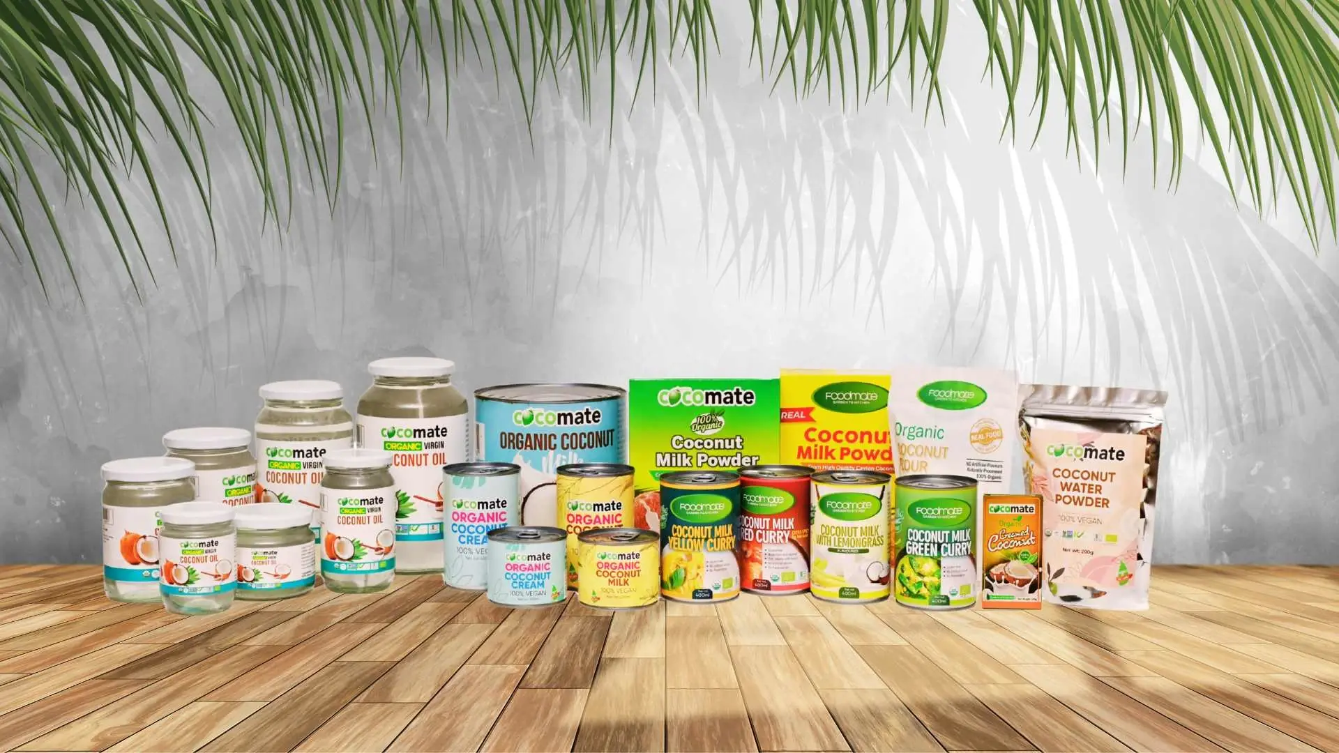 Coconut Products of Cocomate company