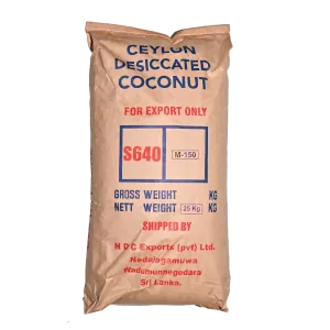 Cesiccated Coconut 25Kg Bag