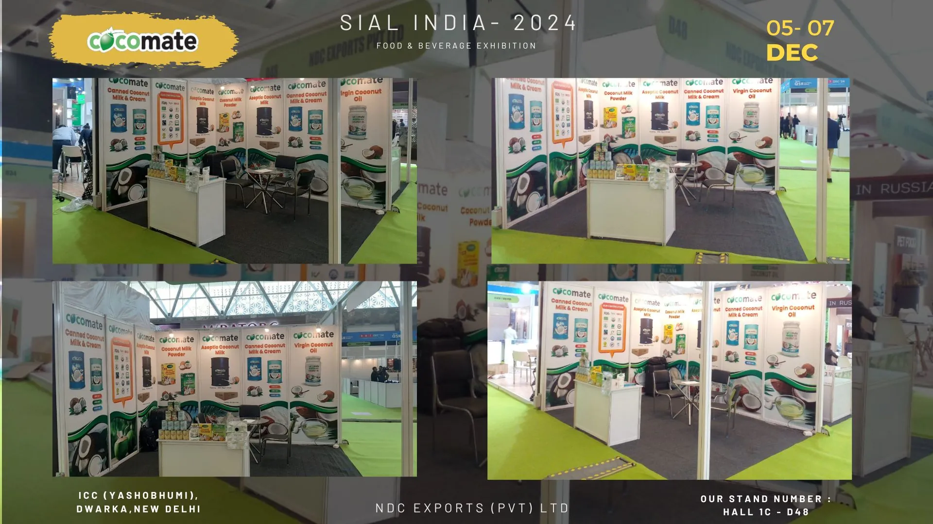 Sial India Exhibition Booth Photos