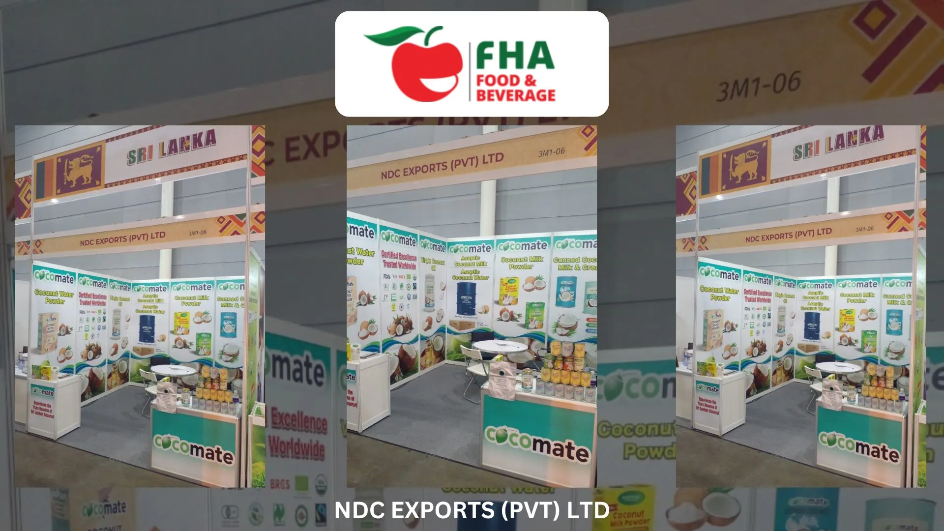 Our Booth In FHA Singapore Exhibition